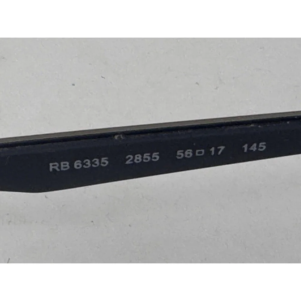 Ray-Ban RB6335 Eyeglass Frames Only 56-17-145 Gunmetal 2855